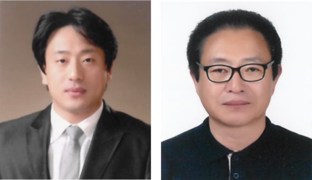 제1회 광주광역시 희곡공모전에서 대상을 수상한 정성훈씨(왼쪽)와 우수상의 이강홍씨
